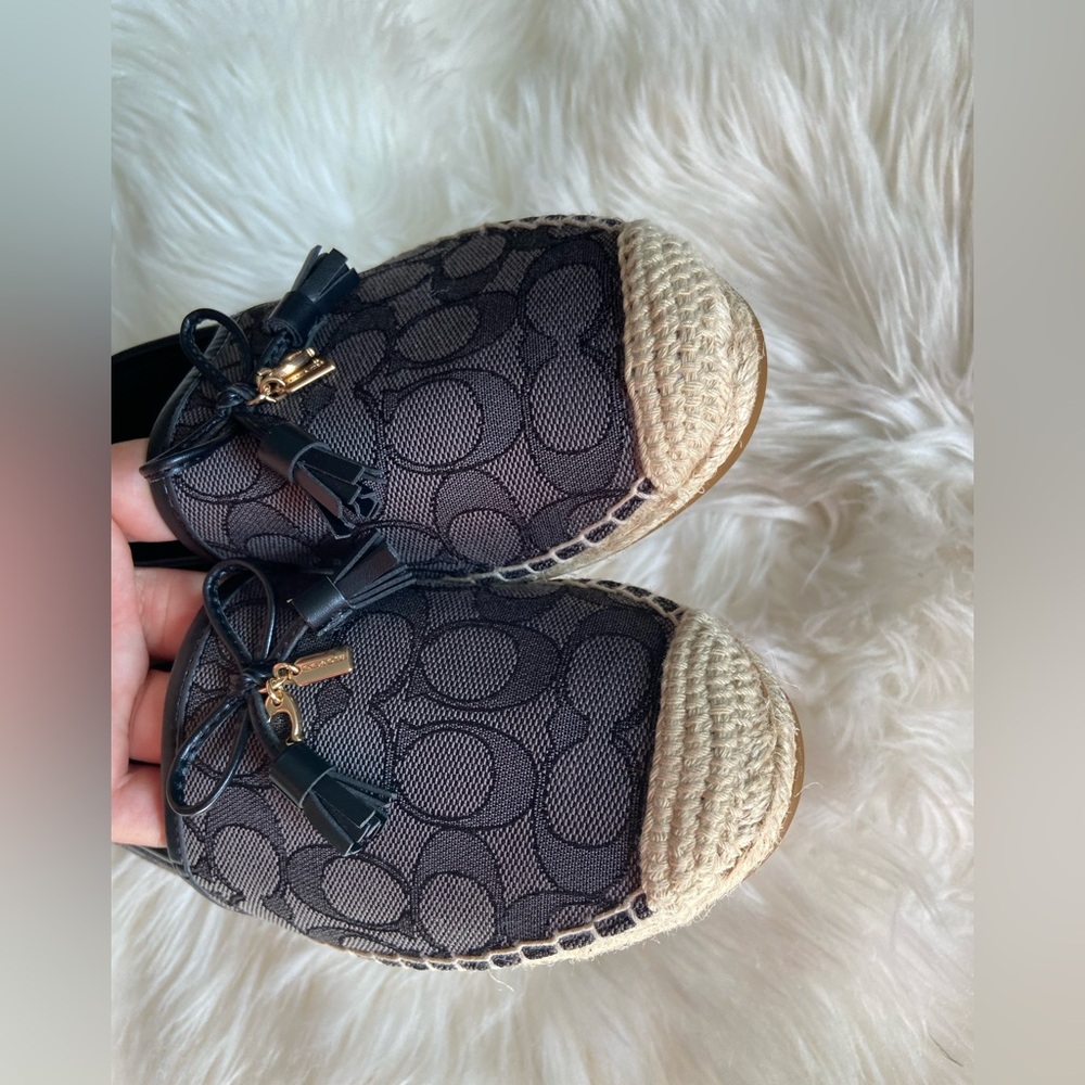 Coach logo espadille women’s size 8B - Picture 7 of 10